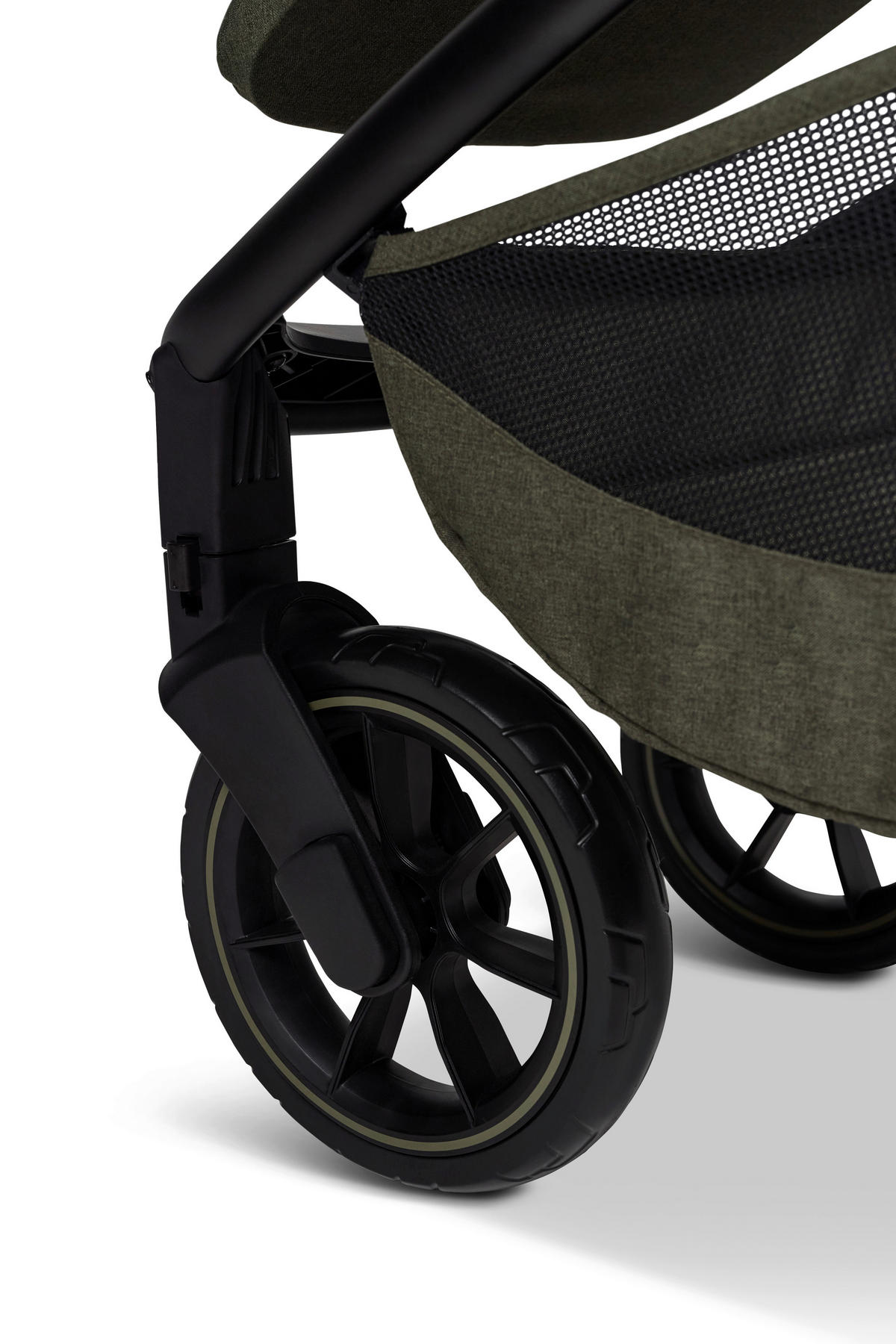 KIŠOBRAN KOLICA  Sport  - maslinasto zelena/crna, Basics, tekstil (95/57/105cm) - Moon