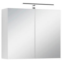 SPIEGELSCHRANK 70/60/20 cm  - Weiß, MODERN, Glas/Holzwerkstoff (70/60/20cm) - MID.YOU