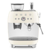 ESPRESSOMASCHINE  - Creme, Basics, Kunststoff/Metall (33,4/44,3/43cm) - SMEG