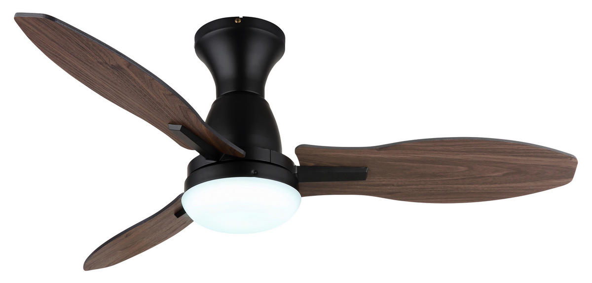 PLAFONSKI VENTILATOR  GALE  - bela/braon, Osnovno, metal/plastika (107/35cm)
