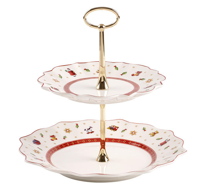 STALAK ZA MAFINE - zelena/bela, Lajfstajl, metal/keramika (24cm) - Villeroy & Boch