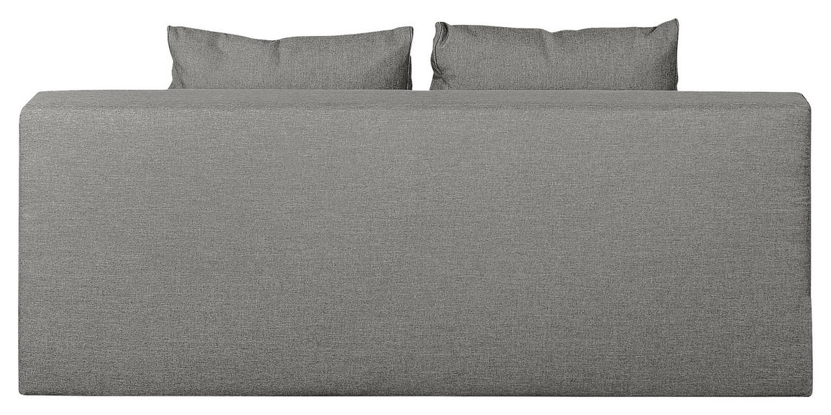 SCHLAFSOFA in Webstoff Grau  - Dunkelbraun/Grau, Design, Holz/Textil (202/85/110cm) - MID.YOU