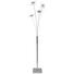 LED-STEHLEUCHTE - Chromfarben/Nickelfarben, Design, Glas/Metall (180cm) LED-STEHLEUCHTE - Chromfarben/Nickelfarben, Design, Glas/Metall (180cm)