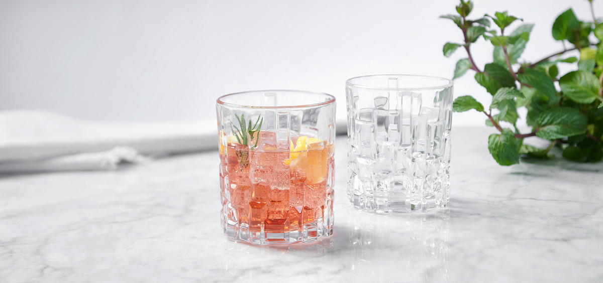 GLÄSERSET Cubetti  6-teilig  - Klar, KONVENTIONELL, Glas (280ml) - Novel