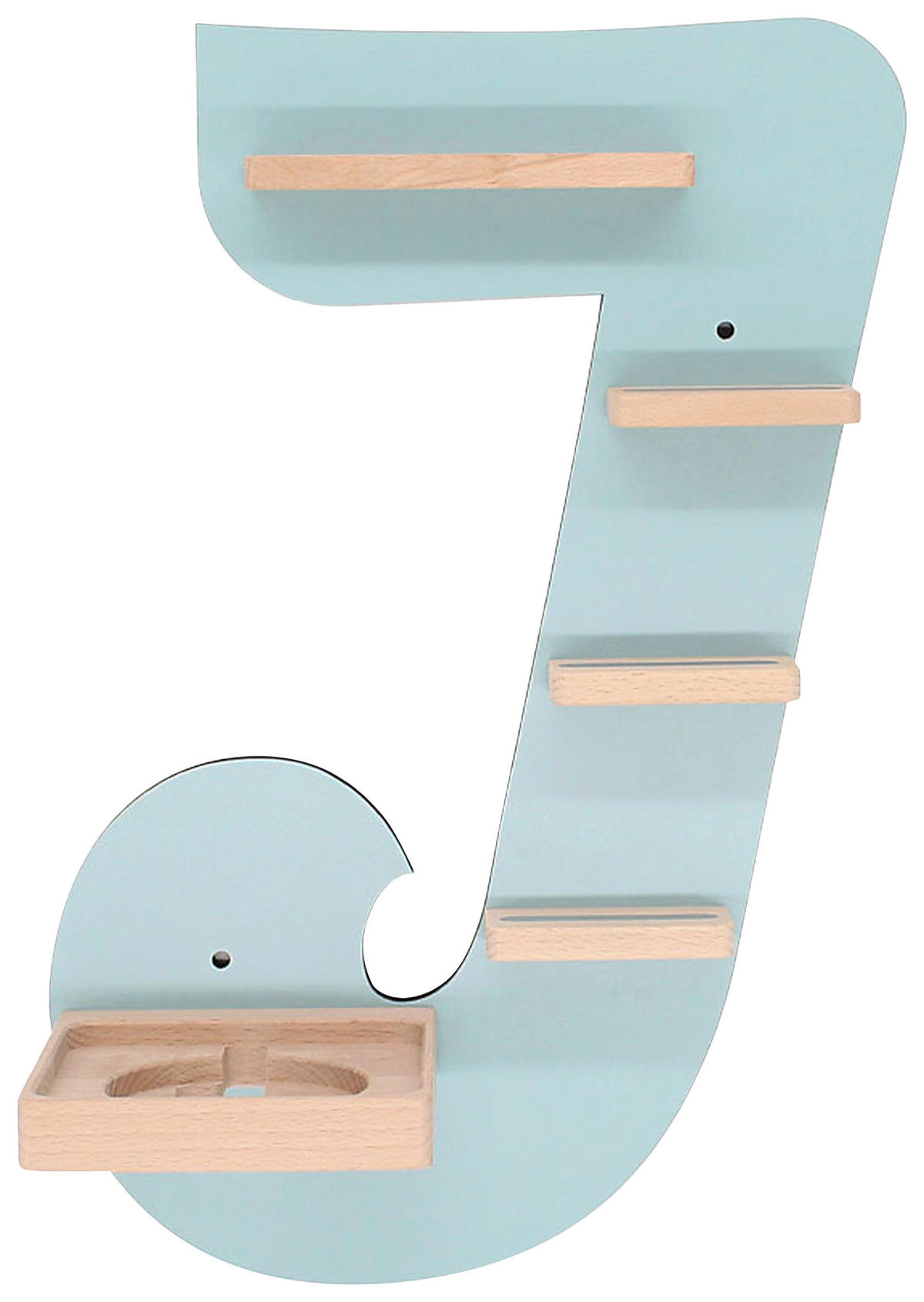 KINDERREGAL  - Grün, Modern, Holzwerkstoff (32/47/19cm) - Livetastic