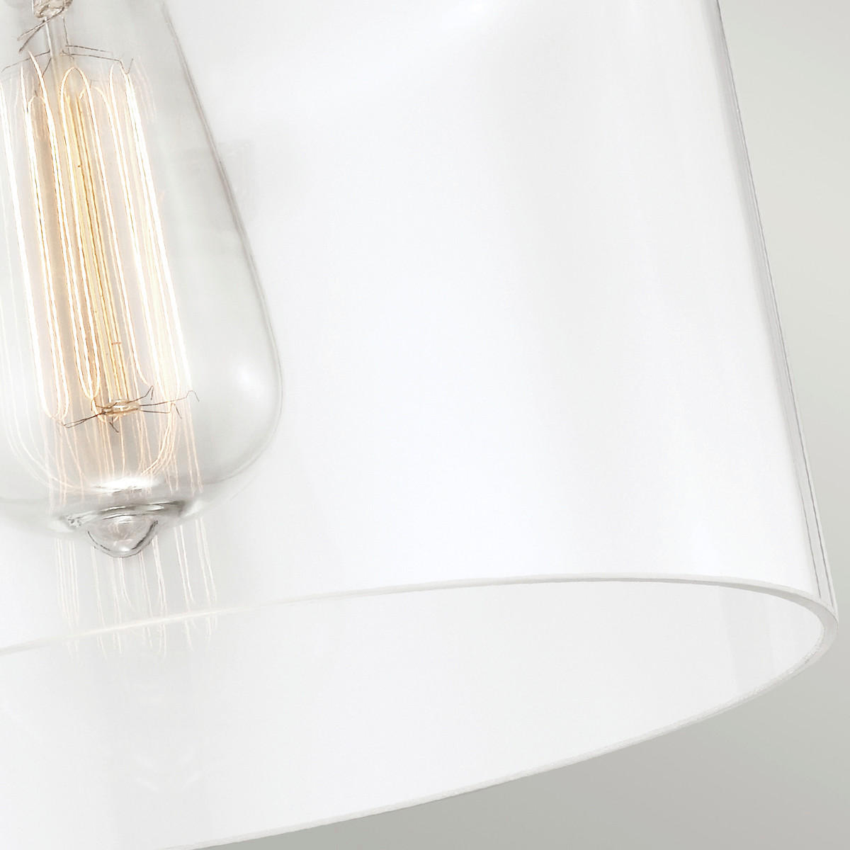 DECKENLEUCHTE  22.9/22.5  cm    - Nickelfarben, KONVENTIONELL, Glas/Metall (22.9/22.5 cm) - Elstead Lighting