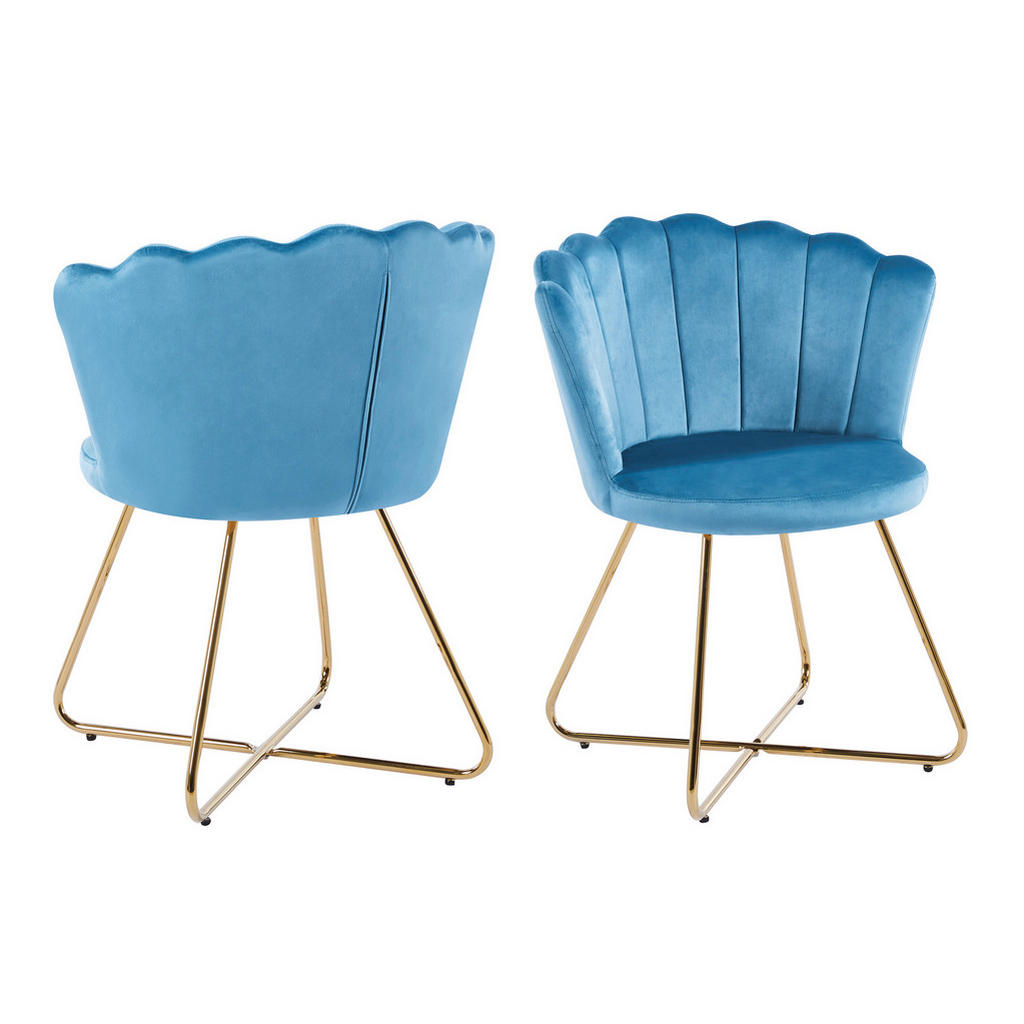 Stuhl-Set Blau B: 69,5 cm