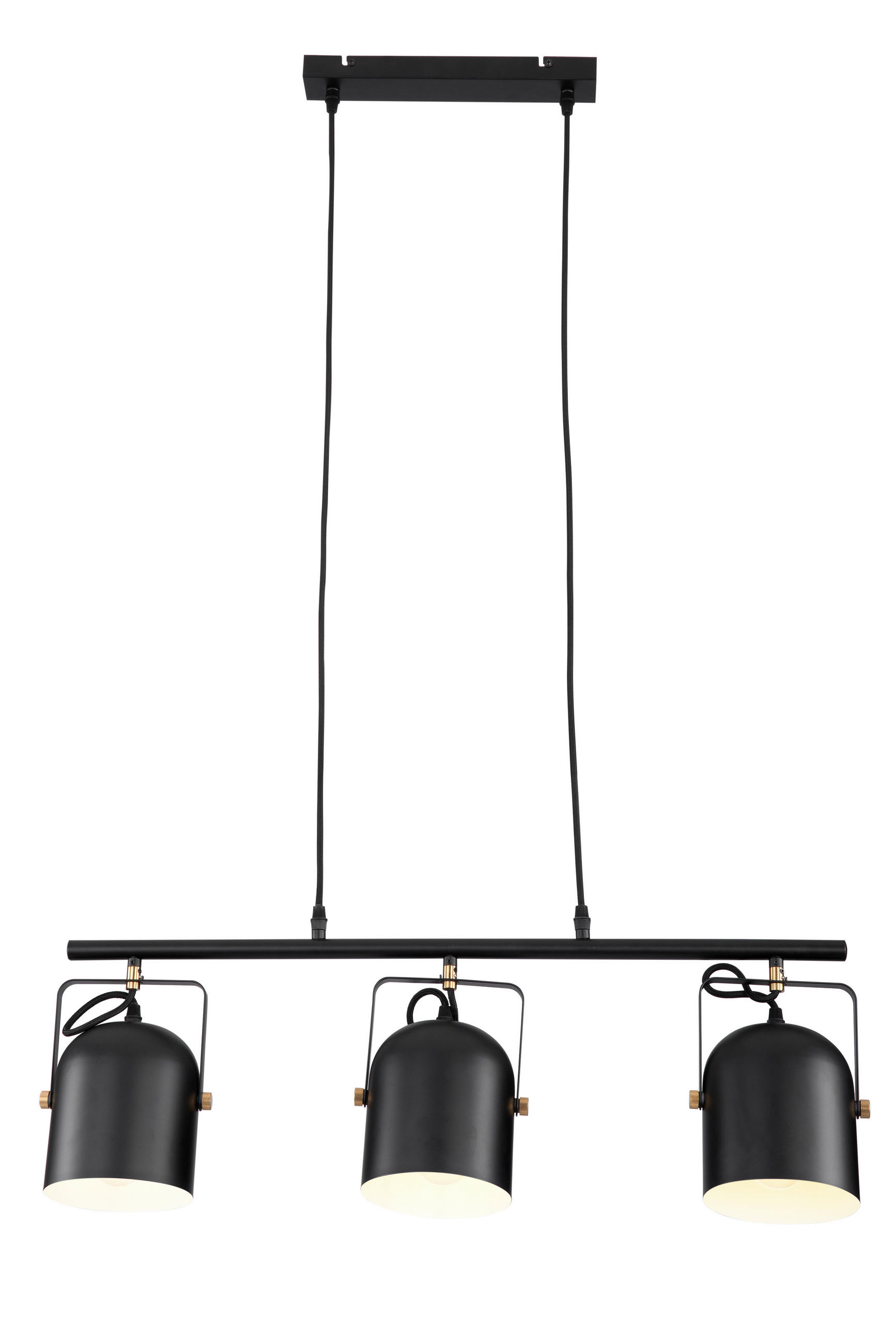 HÄNGELEUCHTE 70/15,5/120 cm  - Schwarz, LIFESTYLE, Metall (70/15,5/120cm) - Marama