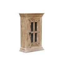 HÄNGESCHRANK 44/70/20 cm  - Naturfarben, Design, Glas/Holz (44/70/20cm) - MID.YOU
