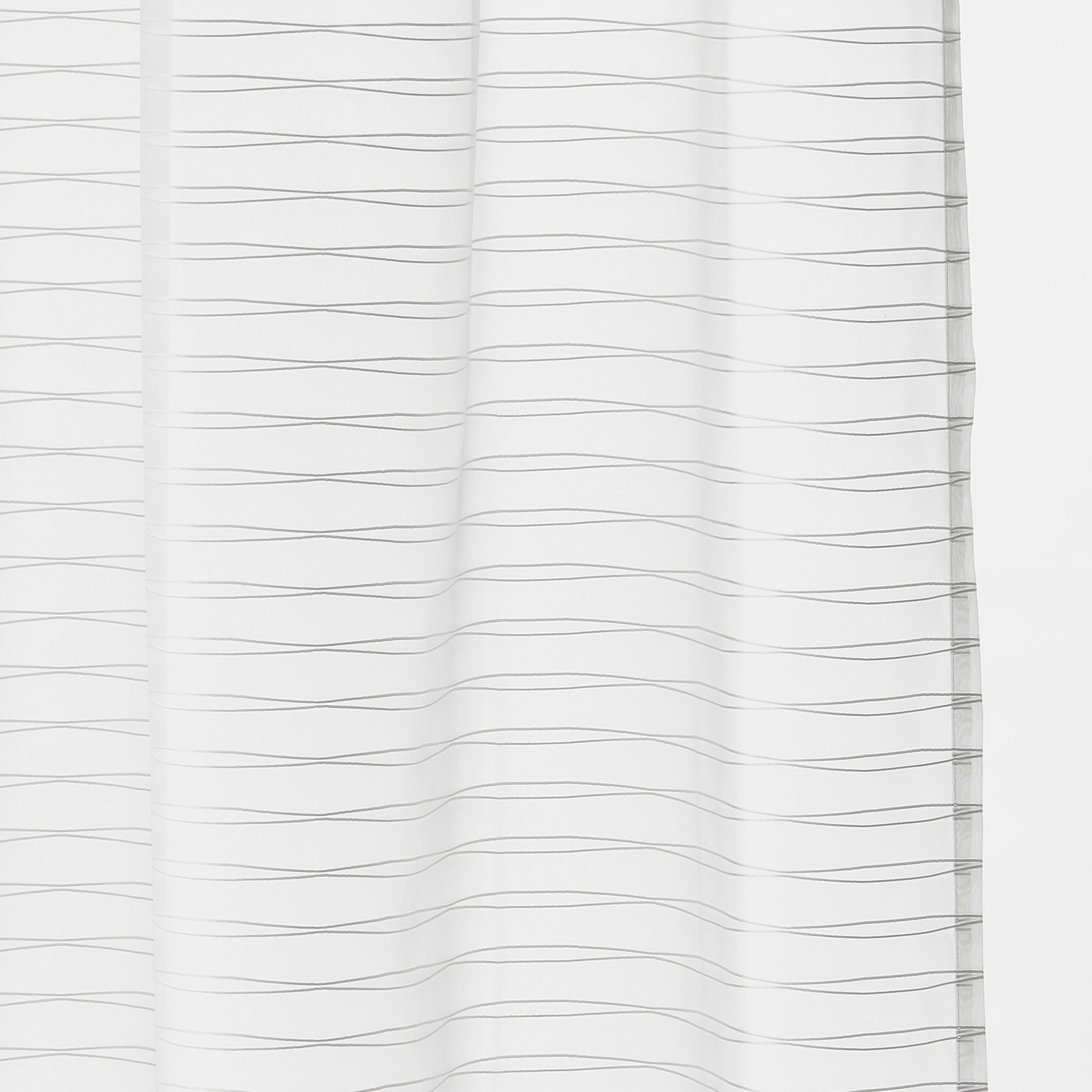 VORHANGSCHAL  transparent  130/250 cm   - Weiß, Design, Textil (130/250cm) - Joop!