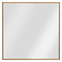 WANDSPIEGEL 72/72/3 cm    in quadratisch  - Eichefarben, MODERN, Glas/Holz (72/72/3cm) - Linea Natura