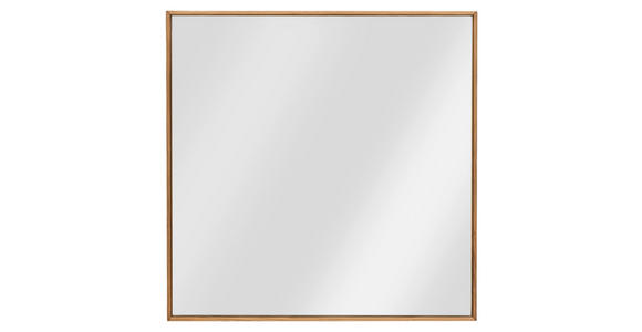 WANDSPIEGEL 72/72/3 cm    in quadratisch  - Eichefarben, MODERN, Glas/Holz (72/72/3cm) - Linea Natura
