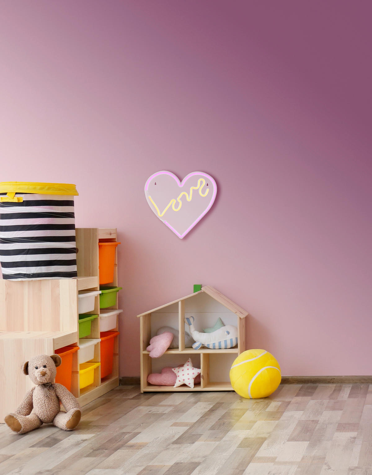 LED SVJETILJKA DEKORATIVNA  - bijela/prozirno, Trend, plastika (35/33,5cm)