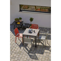 STAPELSTUHL in Kunststoff Grau  - Grau, Basics, Kunststoff (46/80/56cm) - Siena Garden