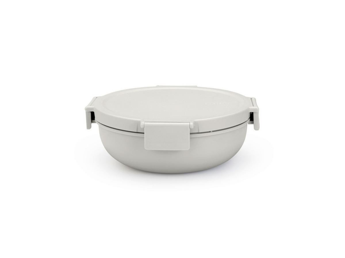 KRABIČKA NA OBĚD plast  1,3 l - světle šedá, Basics, plast (21/7.5/21cm) - Brabantia