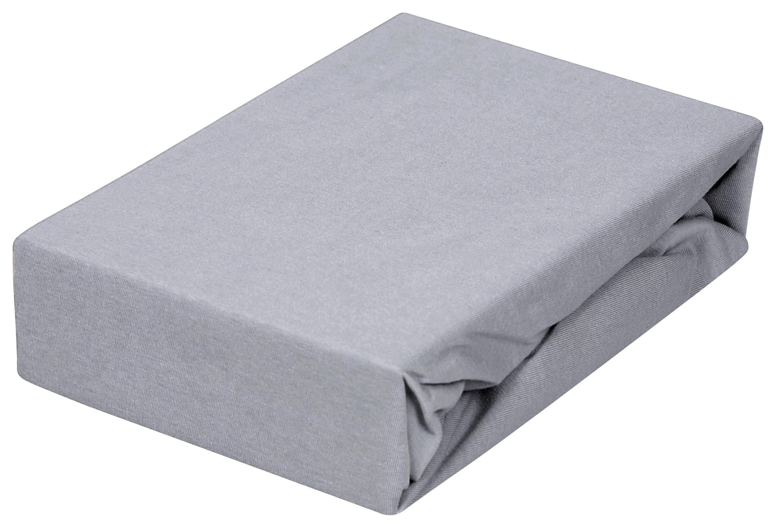 Patinio Kinderspannbetttuch Hellgrau 70x140 cm