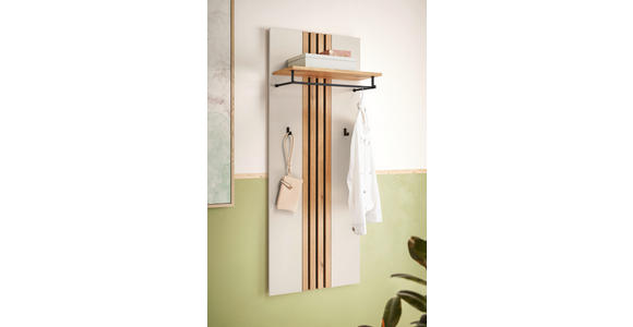 GARDEROBENPANEEL in 60/151/30 cm - Kaschmir/Eichefarben, Basics, Holzwerkstoff (60/151/30cm) - Xora
