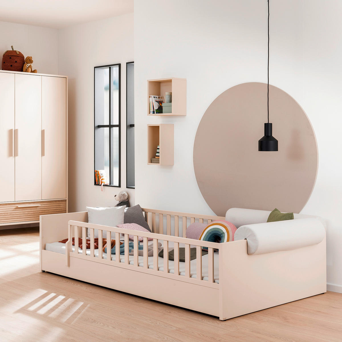 BODENBETT Little Flo Beige  - Beige/Schwarz, Basics (120/200cm) - Paidi