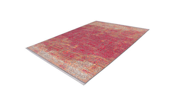 FLACHWEBETEPPICH 120/170 cm Antigua Orange, Rot  - Rot/Orange, Design, Textil (120/170cm) - Novel