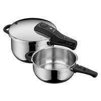 SADA TLAKOVÝCH HRNCOV 4.5+3 l - farba ušľachtilej ocele, Basics, kov (3+4,5l) - WMF