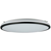 LED-DECKENLEUCHTE white² 33/5,7 cm   - Anthrazit, Basics, Kunststoff/Metall (33/5,7cm)