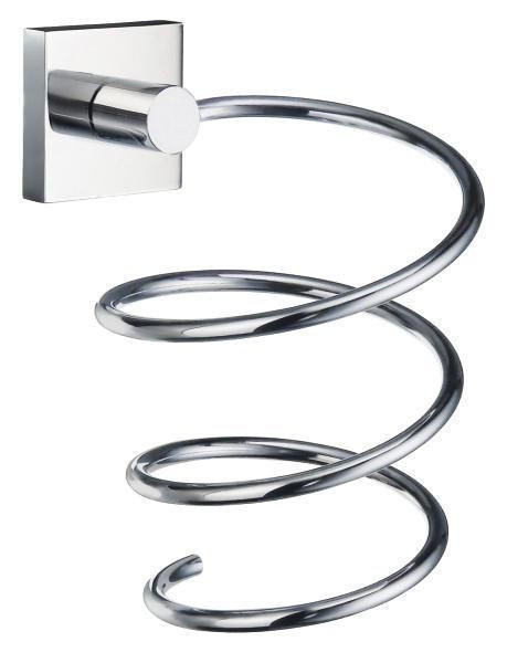 HAARTROCKNERHALTER Metall  - Chromfarben, Basics, Metall (9/15,5cm)