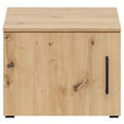 AUFSATZSCHRANK 45/35/40 cm  - Schwarz/Eiche Artisan, MODERN, Holzwerkstoff/Kunststoff (45/35/40cm) - Carryhome