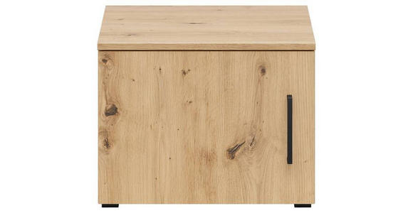 AUFSATZSCHRANK 45/35/40 cm  - Schwarz/Eiche Artisan, MODERN, Holzwerkstoff/Kunststoff (45/35/40cm) - Carryhome