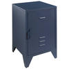 NACHTSCHRANK 40/60/40 cm  - Blau, MODERN, Metall (40/60/40cm) - MID.YOU