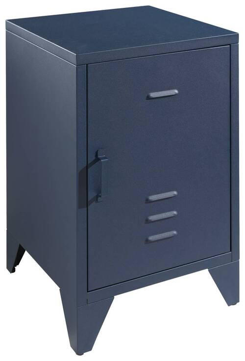 Nachtkästchen Bronxx Blau B: 40cm