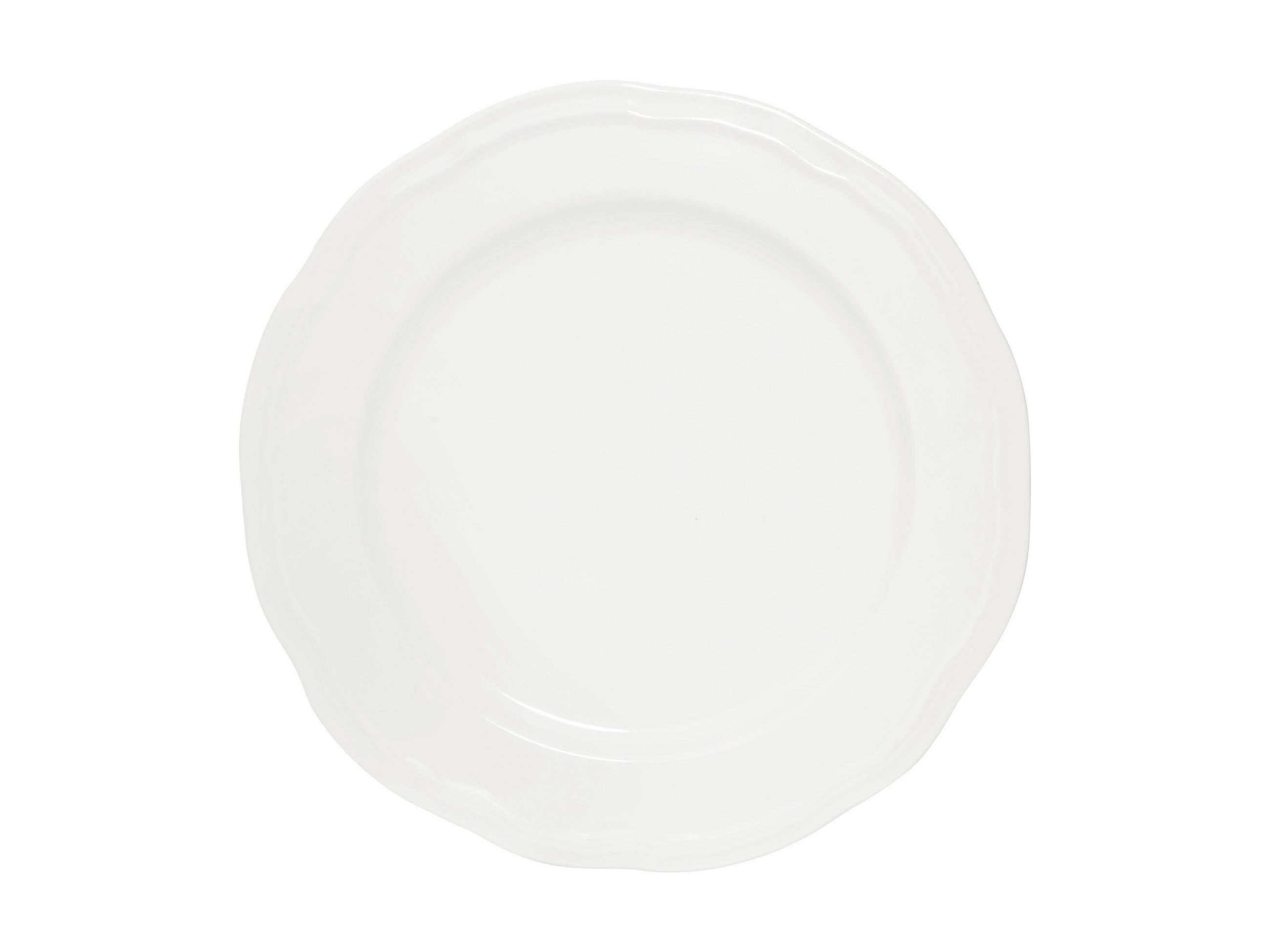 Farfurie Întinsă  - alb, Basics, ceramică (27.5/2.7/27.5cm)