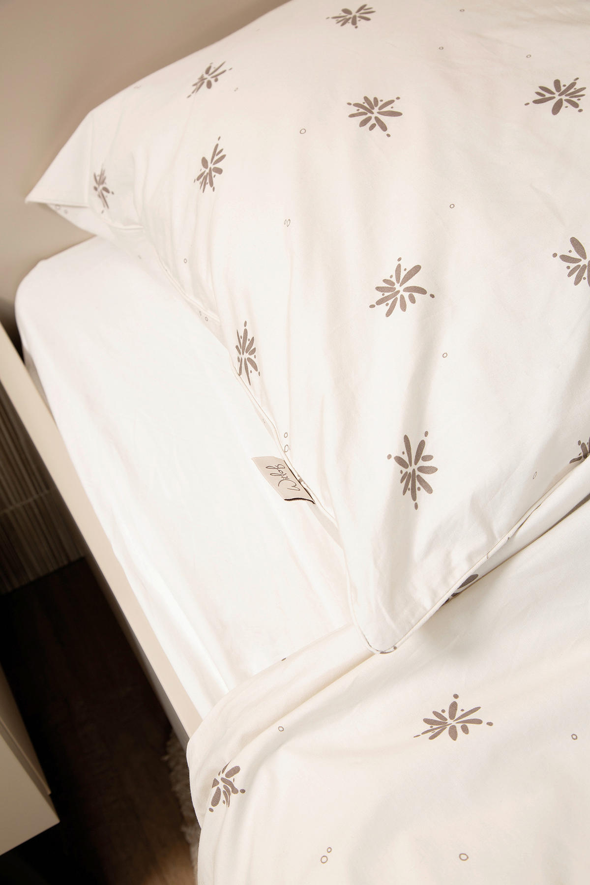 BABYBETTWÄSCHE Little Charm 120/150 cm  - Grauweiß, Basics, Textil (120/150cm) - Witlof for Kids