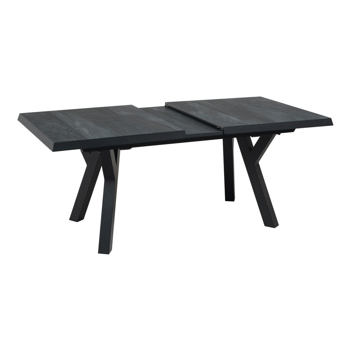 GARTENTISCH Metall, Keramik rechteckig  - Anthrazit, KONVENTIONELL, Keramik/Metall (163/203/93/77cm) - Ambia Garden