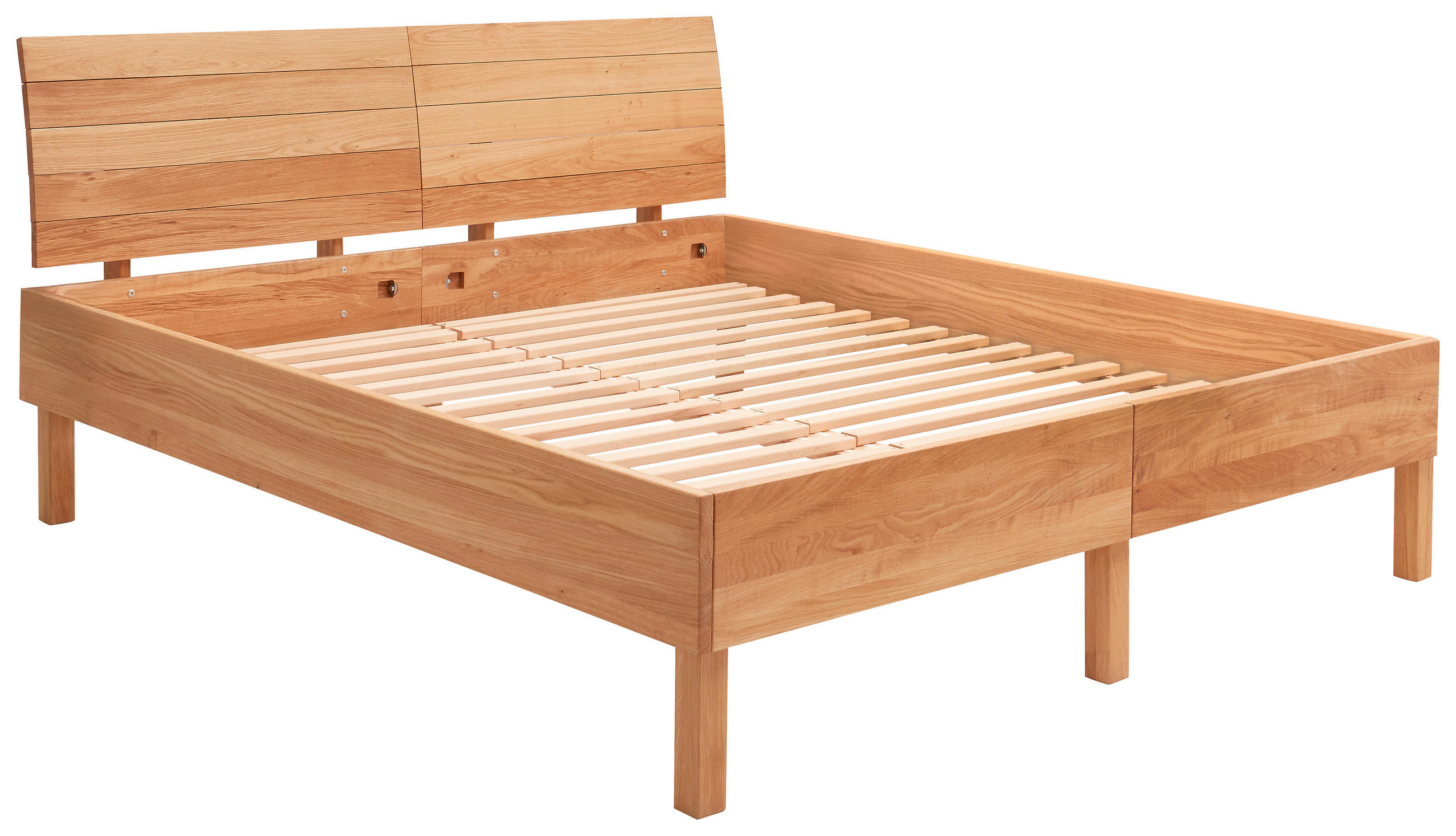 Linea Natura Bett LA Familia Wildeiche 180x200 cm