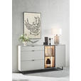 SIDEBOARD 181,9/87,9/45,2 cm  - Schwarz/Grau, Design, Glas/Holz (181,9/87,9/45,2cm) - Dieter Knoll