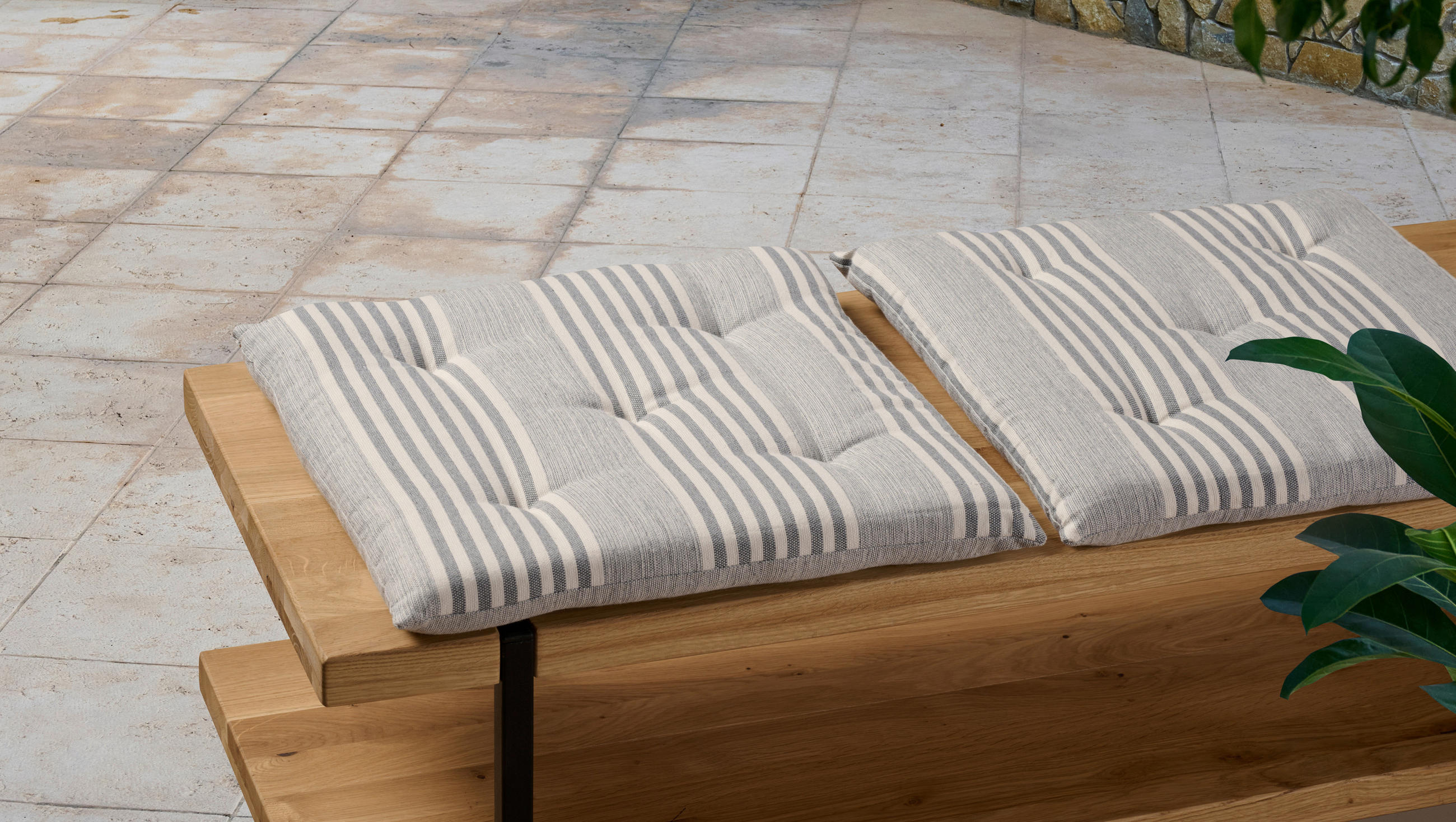 SITZKISSEN 40/40/5 cm    - Hellgrau, Basics, Textil (40/40/5cm) - Esposa