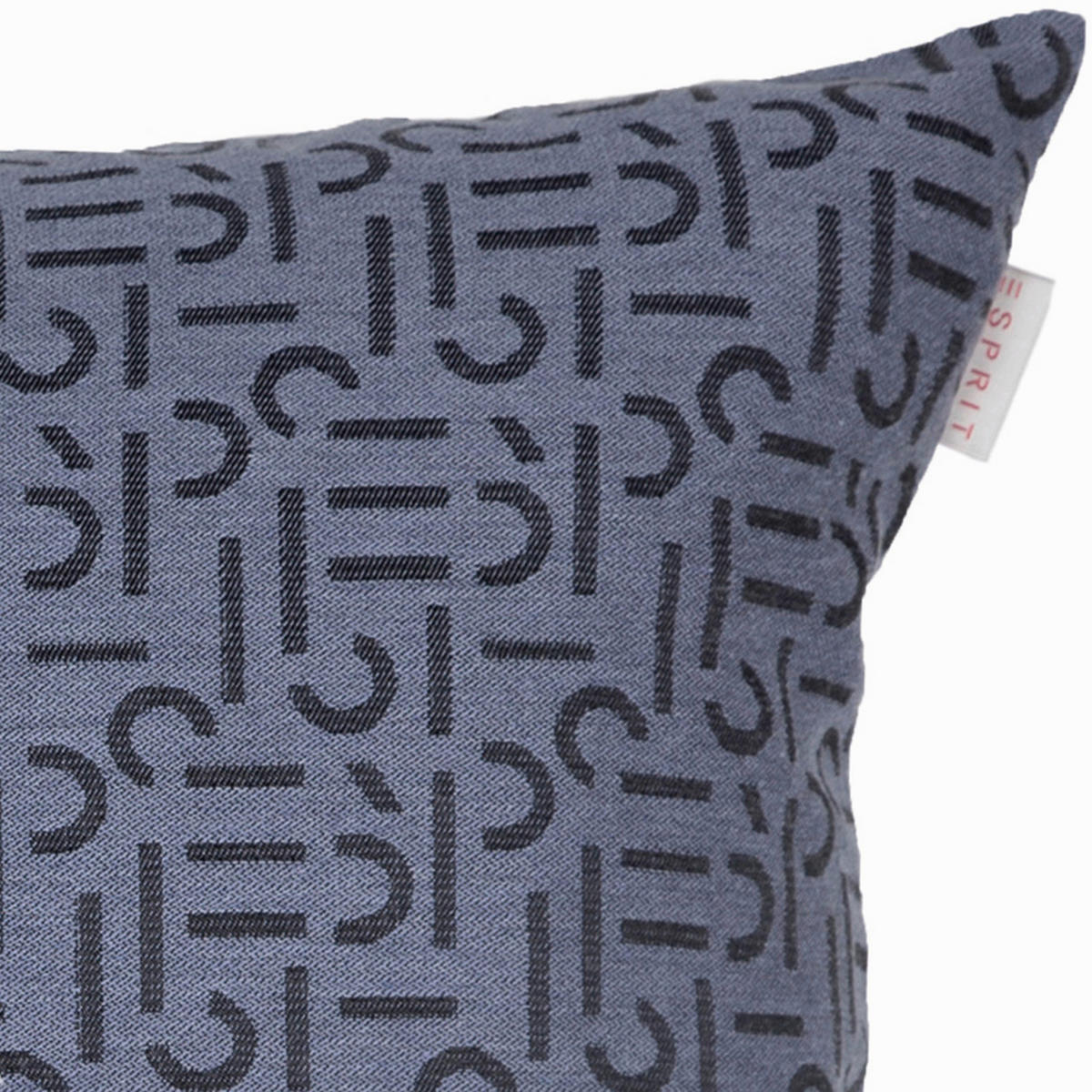 KISSENHÜLLE E-SCATTER Scatter 45/45 cm  - Blau/Dunkelblau, KONVENTIONELL, Textil (45/45cm) - Esprit