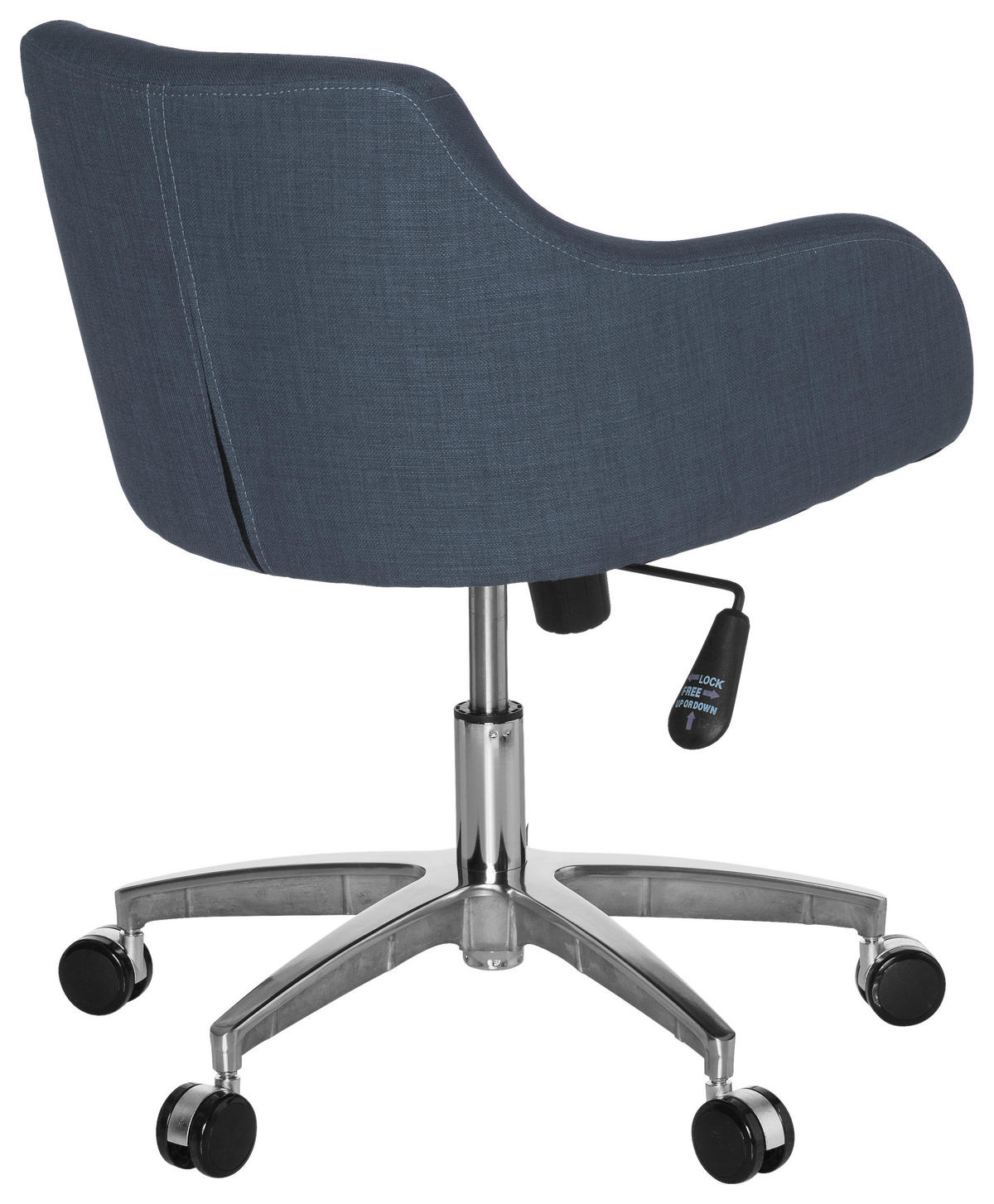 DREHSTUHL Flachgewebe Dunkelgrau  - Dunkelgrau, MODERN, Kunststoff/Textil (55/86/41cm) - MID.YOU
