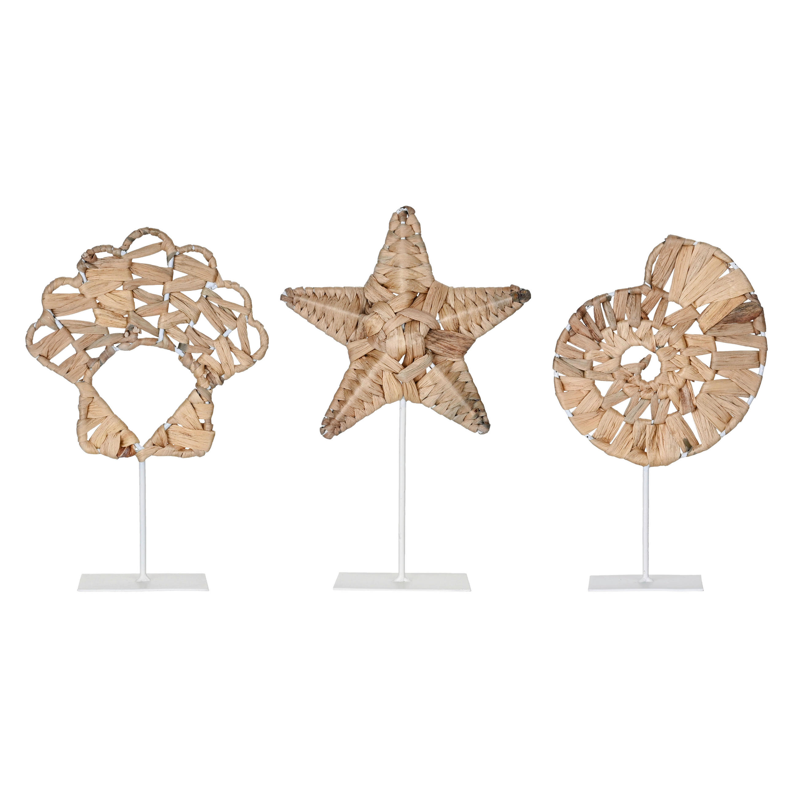 SZOBOR - natúr, Trend, természetes anyagok/fém (18/28/6cm) - Ambia Home