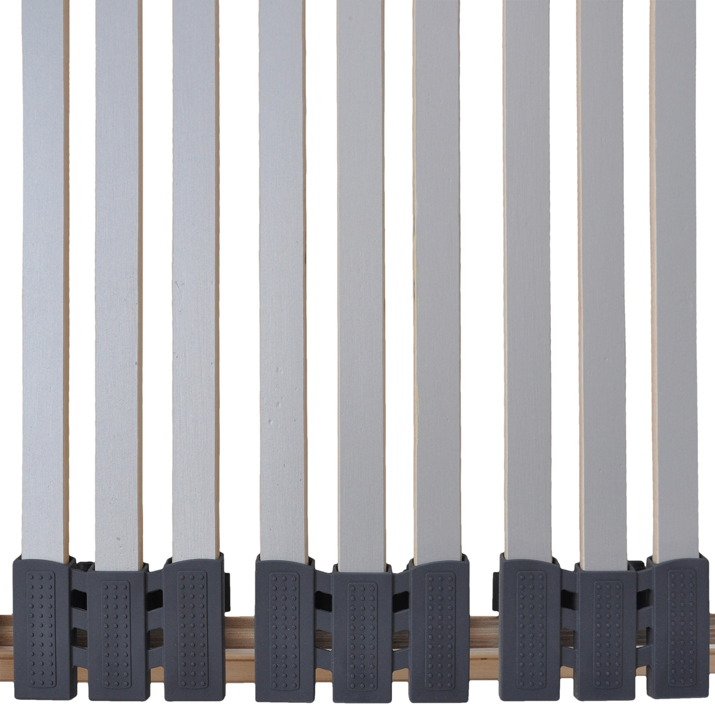 LAMELOVÝ ROŠT,  (pro rám) 90/200 cm - bílá/světle šedá, Basics, dřevo (90/200cm) - Hom`in
