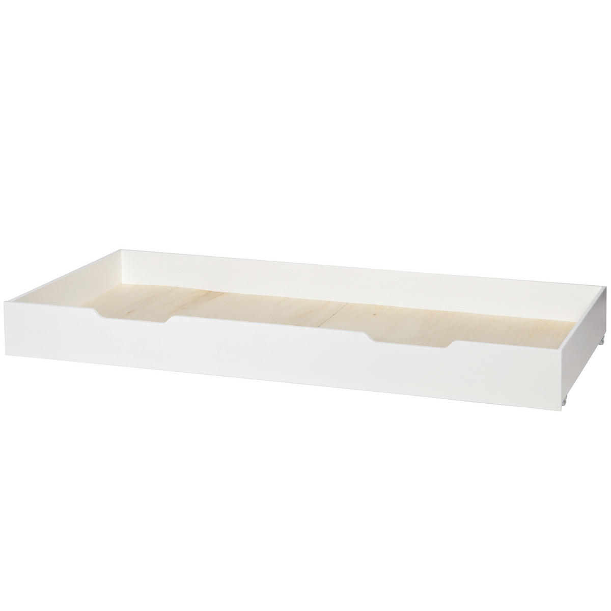 BETTSCHUBKASTEN Weiß  - Weiß, Basics, Holz (198/20/94cm) - MID.YOU