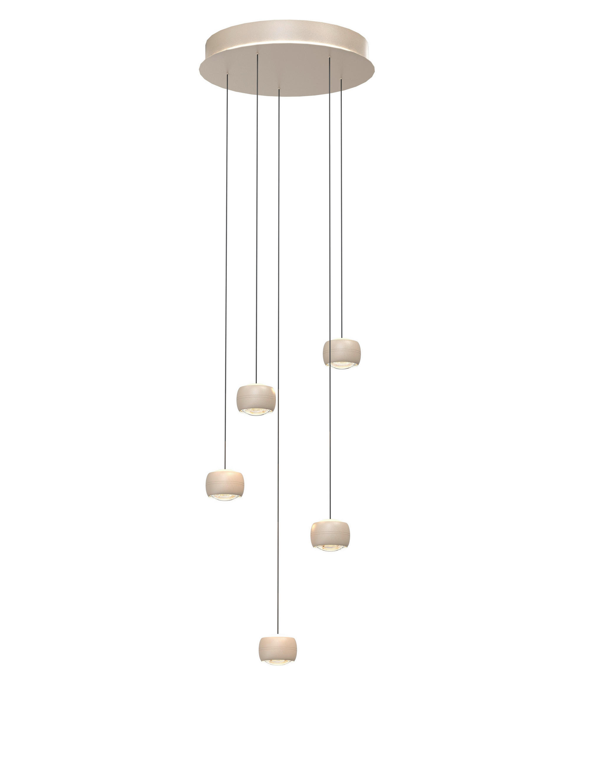 LAMPĂ SUSPENDATĂ CU LED 42/180/42 cm  - nisipiu, Basics, metal (42/180/42cm)