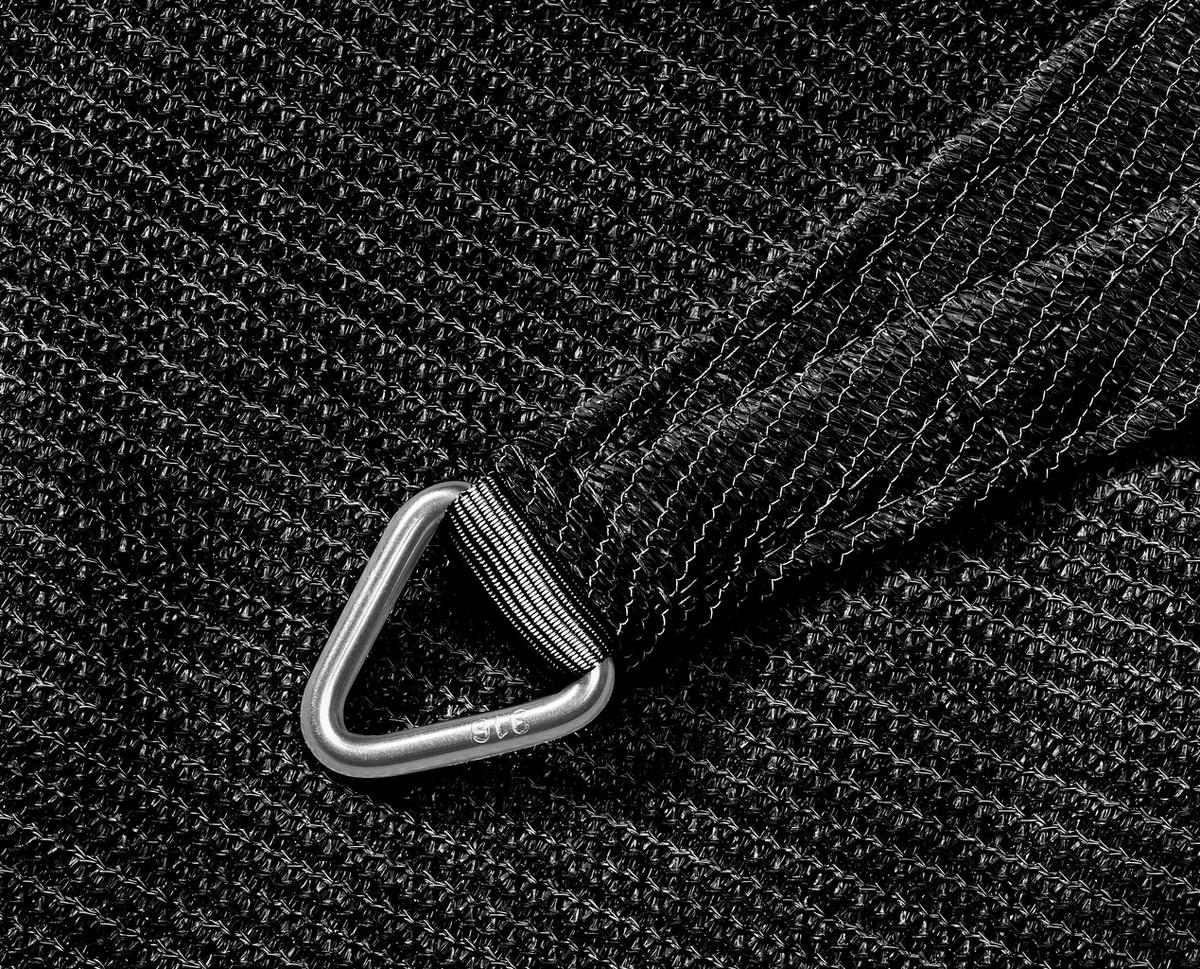 SONNENSEGEL  - Schwarz, MODERN, Kunststoff (500/1/500cm) - Gardenson