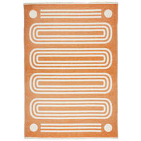 FLACHWEBETEPPICH 160/230 cm  - Rostfarben, Design, Textil (160/230cm) - Novel