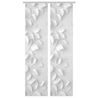 FLÄCHENVORHANG in Grau Hochglanz halbtransparent  - Grau Hochglanz, Design, Textil (60/260cm)