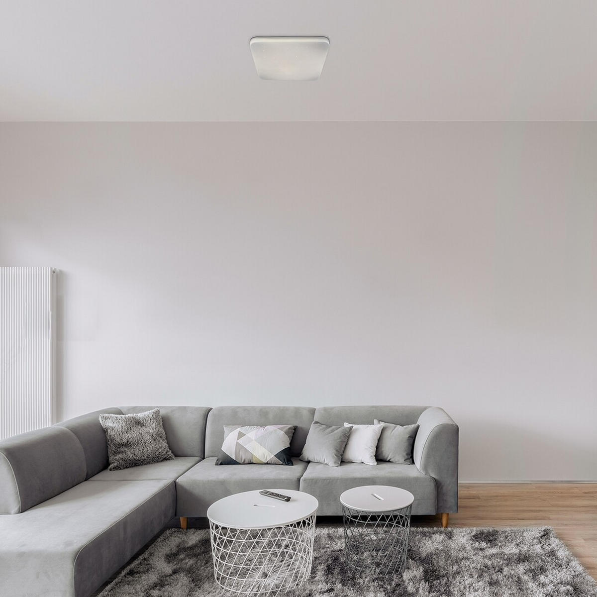 LED SVJETILJKA STROPNA Lucas  - bijela, Basics, metal/plastika (37,5/37,5/6,5cm)