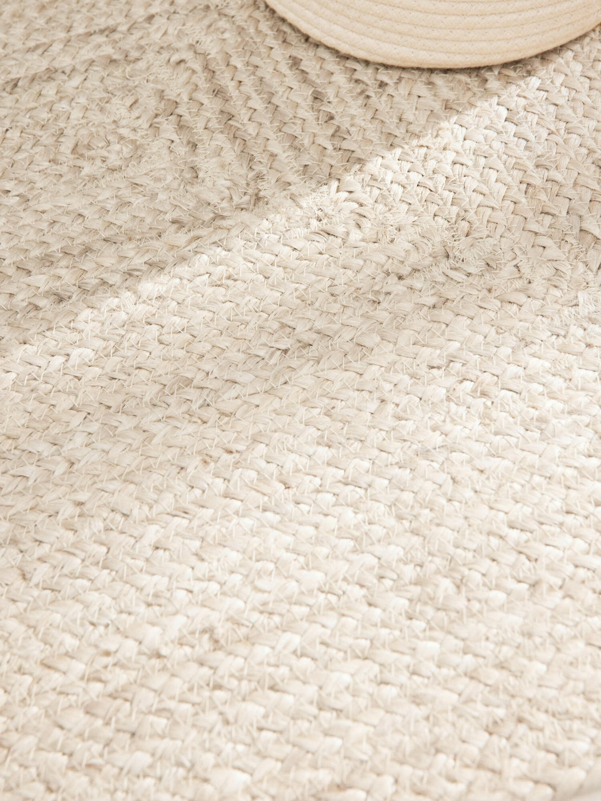 JUTETEPPICH 80/200 cm Juno Weiß rechteckig  - Weiß, Natur, Textil (80/200cm) - Hanse Home