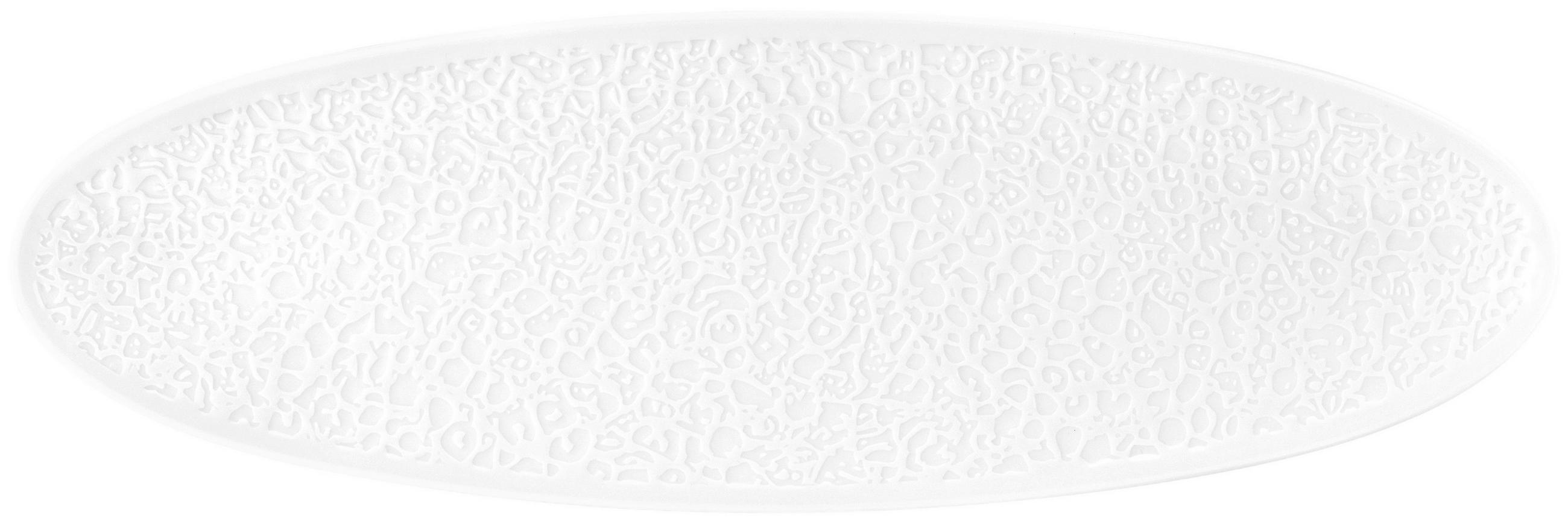 SERVÍROVACÍ PODNOS porcelán keramika 44/14 cm - bílá, Design, keramika (44/14cm) - Seltmann Weiden