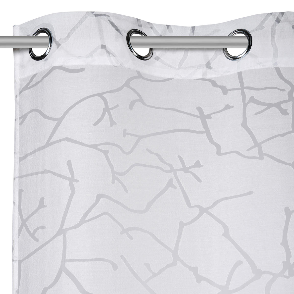 RINGLIS FÜGGÖNY részben áttetsző  - fehér, Konventionell, textil (140/245cm) - Esposa