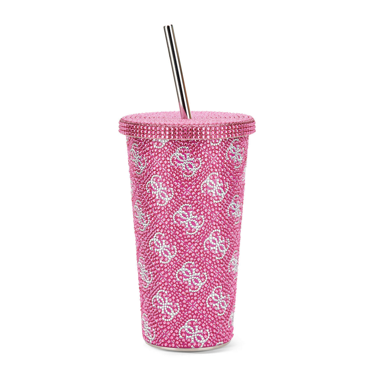 LONČEK ZA NA POT  PEONY   0,500 l       - pink, Konvencionalno, kovina/umetna masa (10/17cm) - Guess